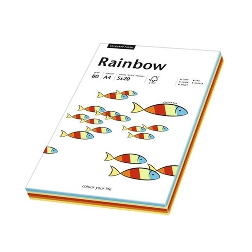 Papier Rainbow Mix A4
