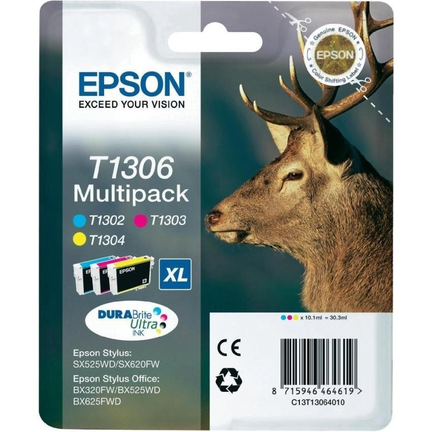 Tusz Epson, T1306=T1302+T1303+T1304 [C13T13064010] zestaw