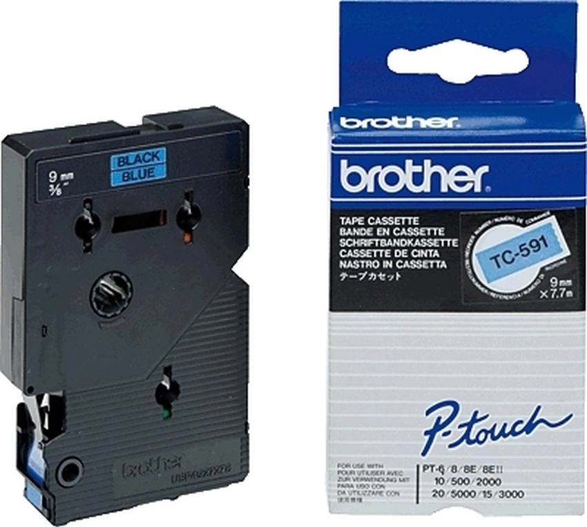 Etykiety laminowane Brother TC591