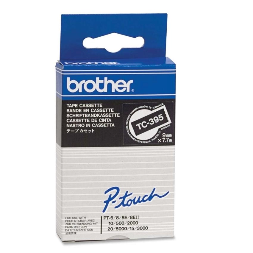 Etykiety laminowane Brother TC395