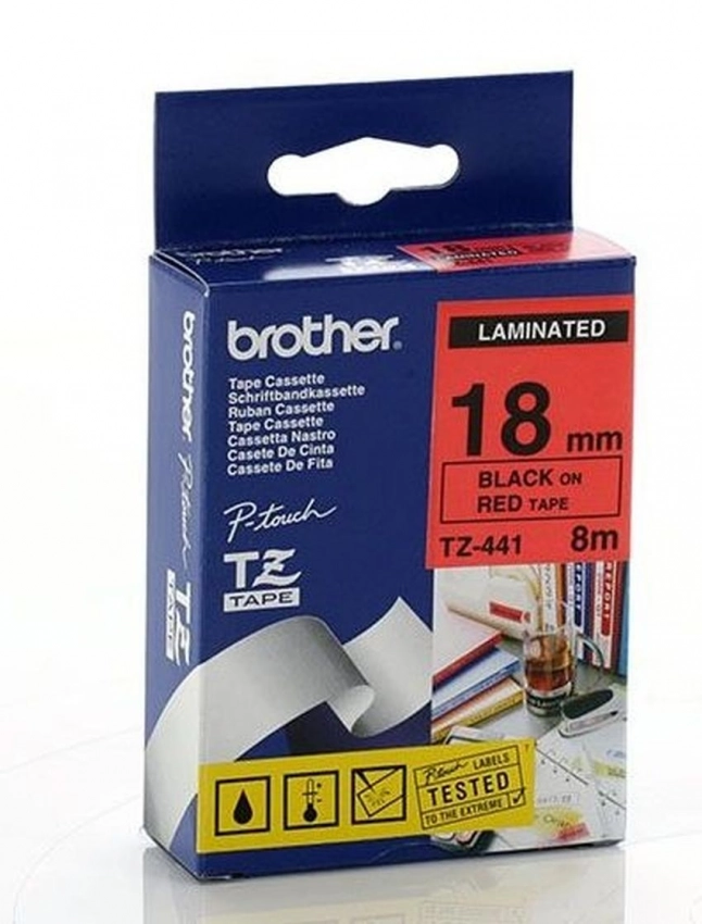 Etykiety laminowane Brother TZ441