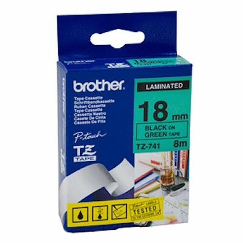 Etykiety laminowane Brother TZ741