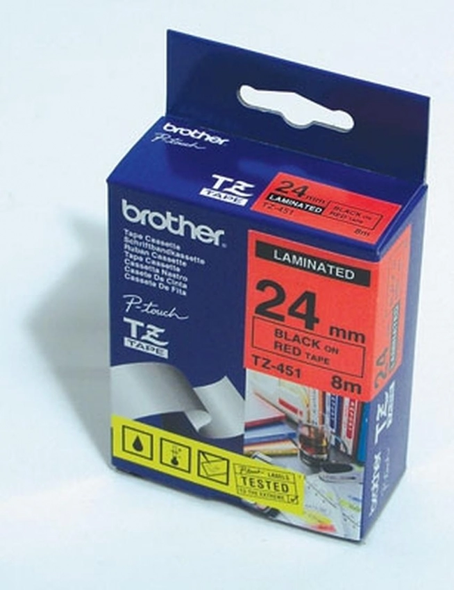 Etykiety laminowane Brother TZ451