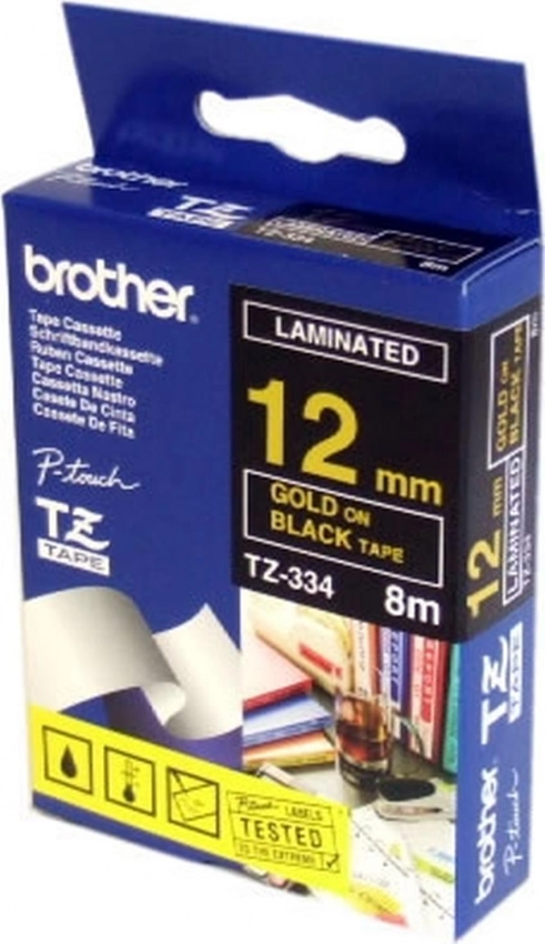 Etykiety laminowane Brother TZ334