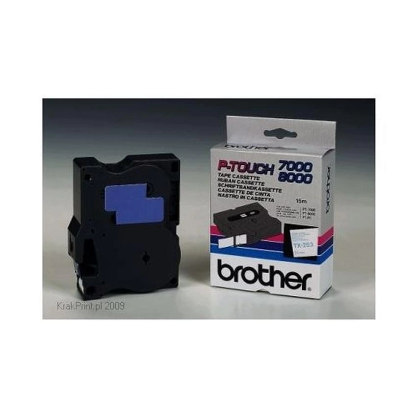 Etykiety laminowane Brother TX253