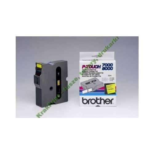 Etykiety laminowane Brother TX651