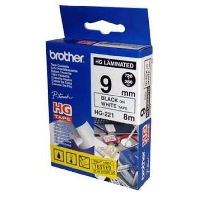 Etykiety laminowane Brother HG221