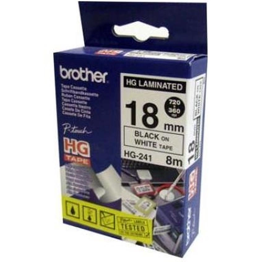 Etykiety laminowane Brother HG241