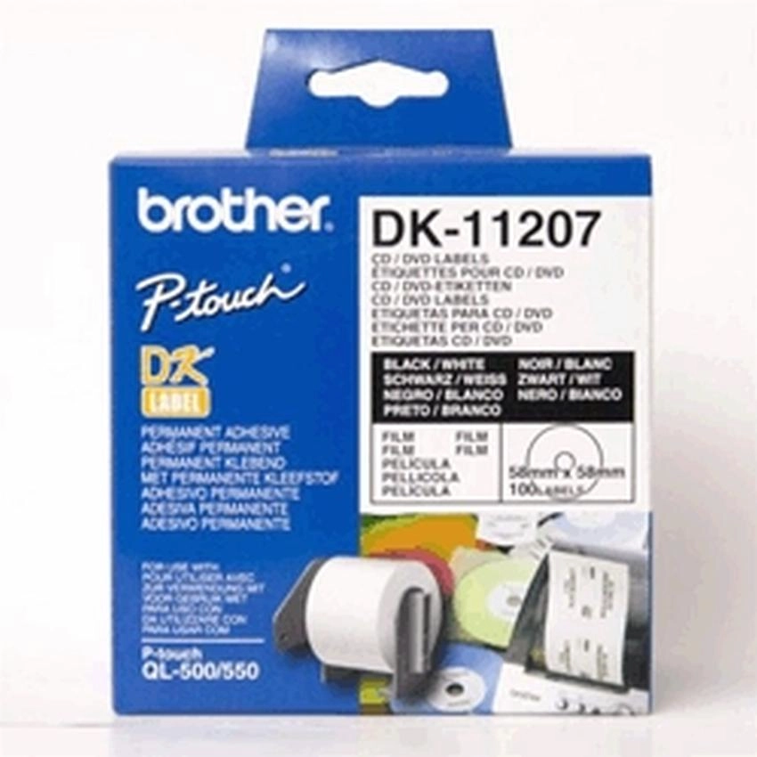 Etykiety laminowane Brother DK11207