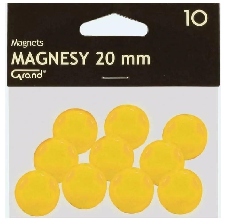 Magnesy - 20 Mm Grand Żółte 