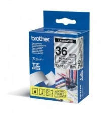 Etykiety laminowane Brother TZE161