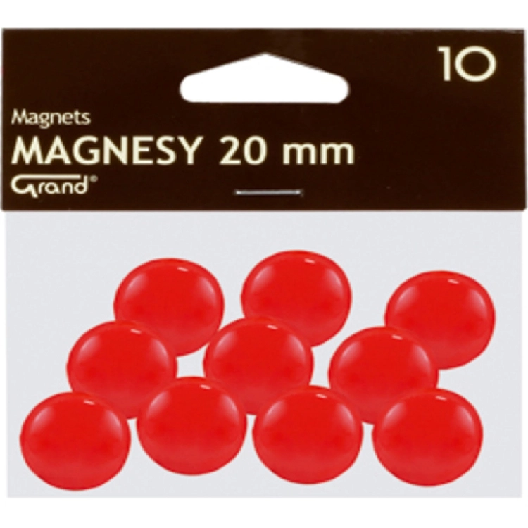 Magnesy - 20 Mm Grand Czerwone