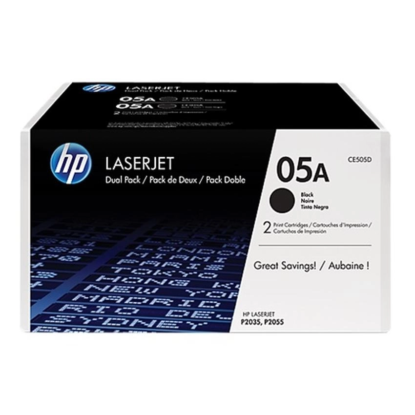 Toner HP 05A dwupak [CE505D]