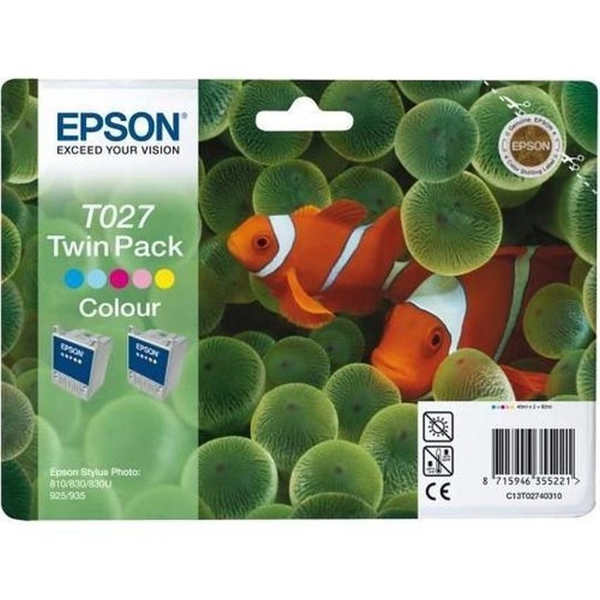 Tusz Epson T027 dwupak