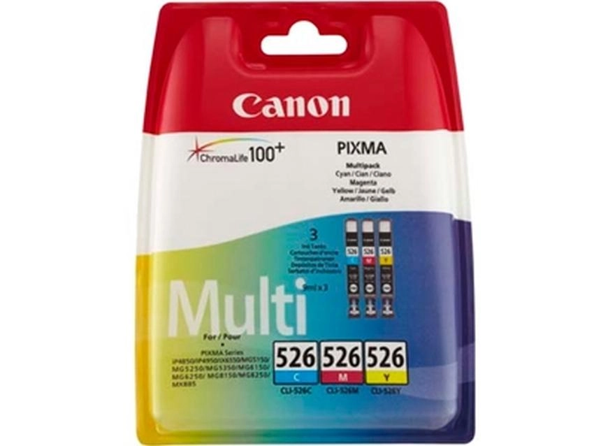 Tusz Canon CLI-526 Pack CMY [4541B009]