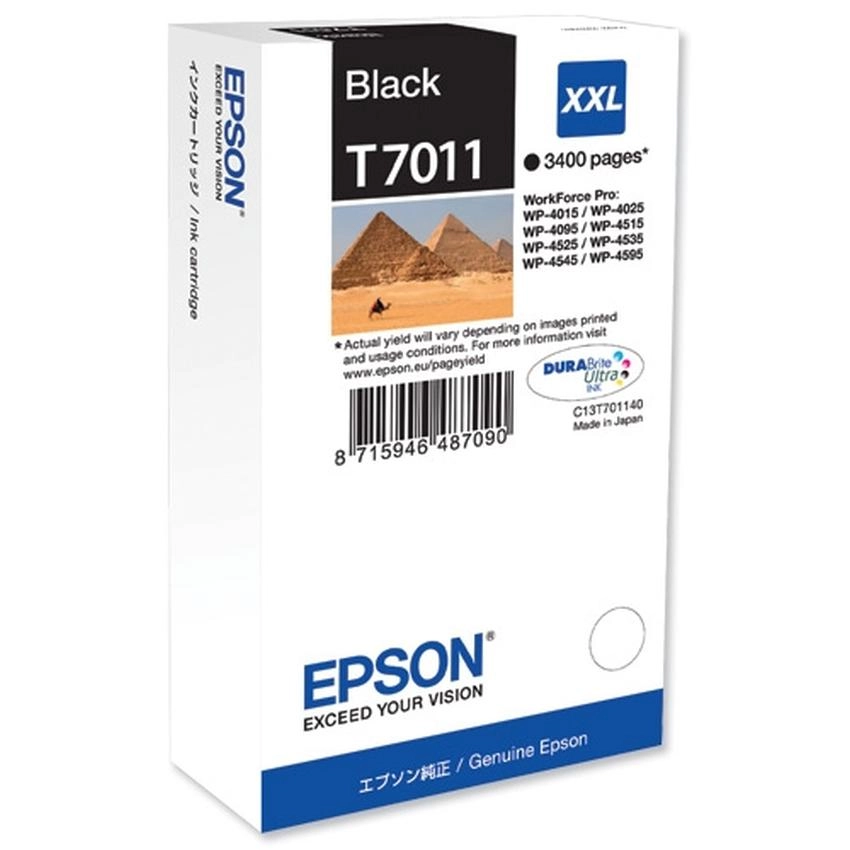 Tusz Epson T7011 XXL [C13T70114010]