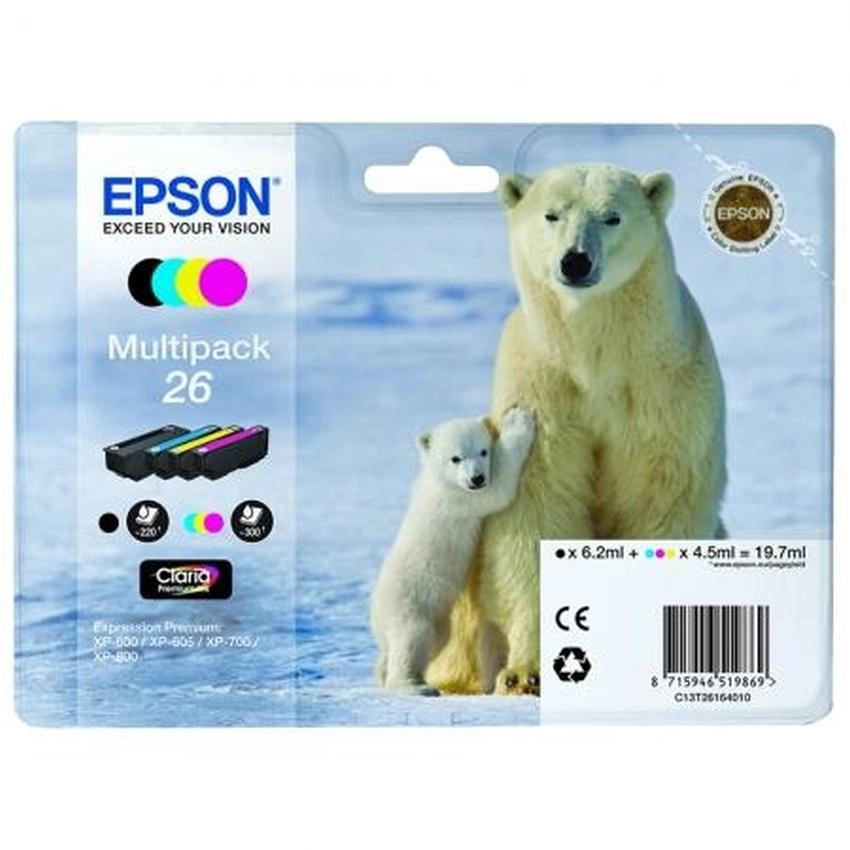 Tusz Epson T2616 zestaw CMYK