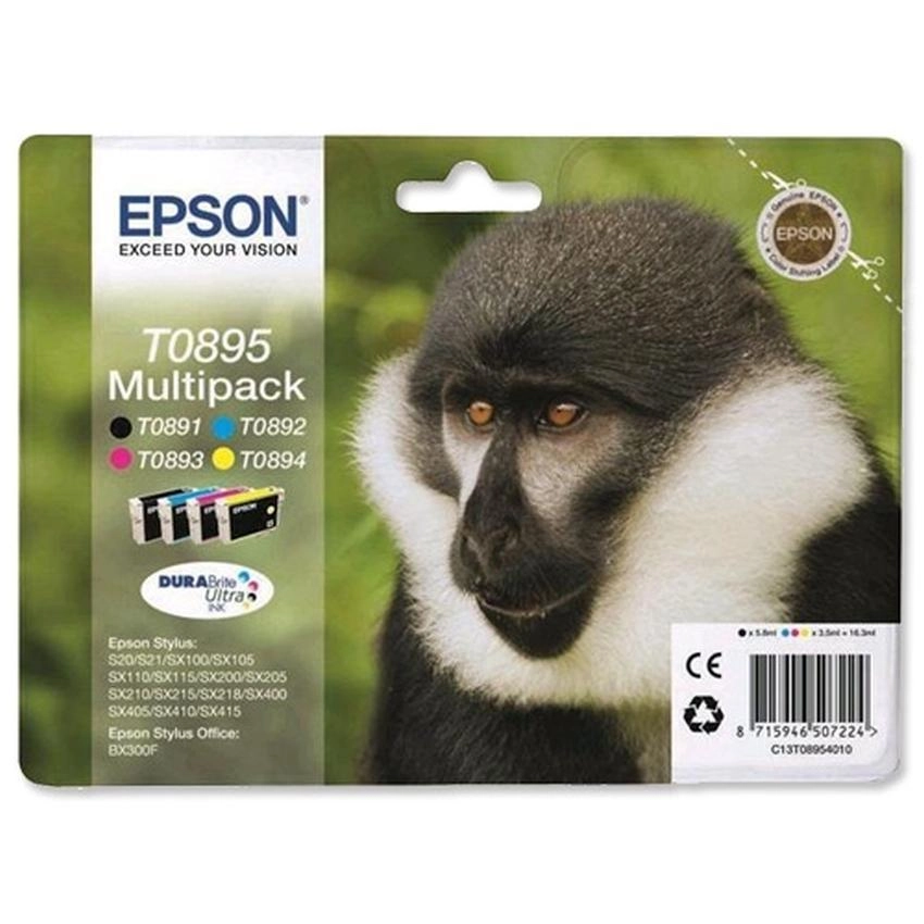 Tusz Epson T0895 [C13T08954010] Multipack 