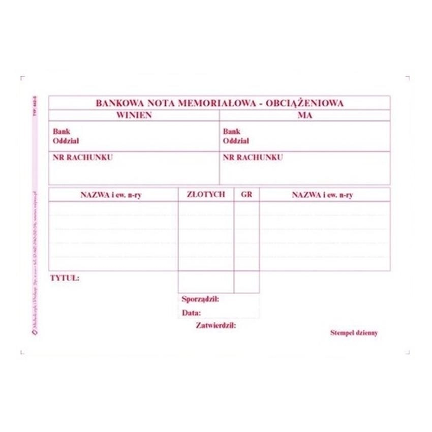 BANKOWA NOTA MEMORIA OWA OBCI NIOWA 442 5 Dla Biura Wszystko bankowa-nota-memoria-owa-obci-niowa-442-5-dla-biura-wszystko