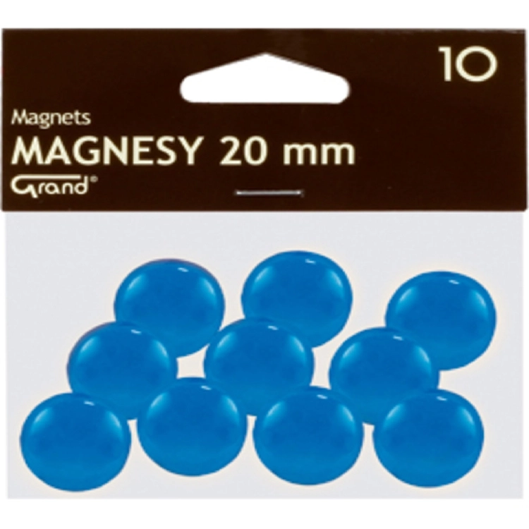 Magnesy - 20 Mm Grand Niebieskie