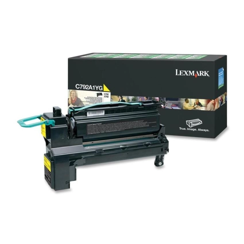 Toner Lexmark C792A1YG, yellow