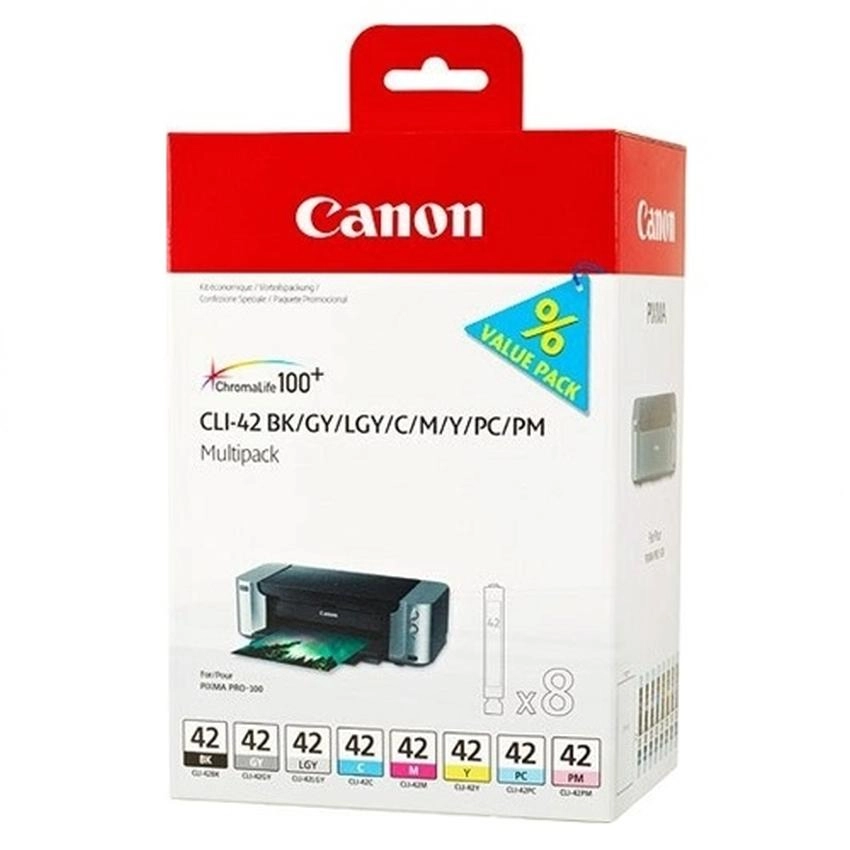 Tusz Canon Multi Pack CLI-42 - 8 kolorów [6384B010]