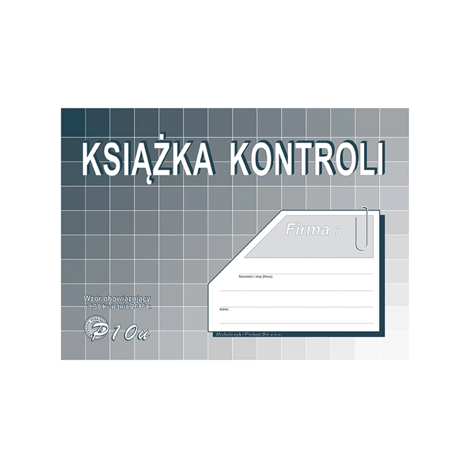 Książka Kontroli P10-U