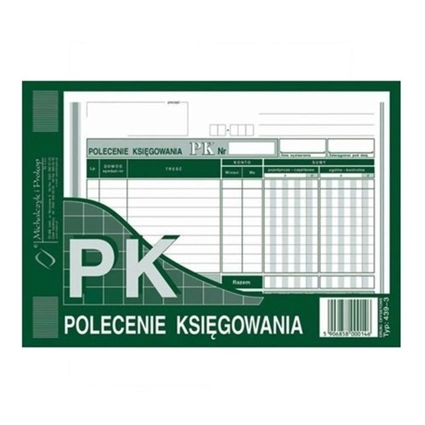 Pk - Polecenie Księgowania 439-3