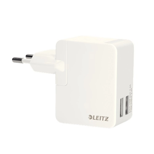 Ładowarka Ścienna Leitz Complete Z 2 Portami Usb 12 W