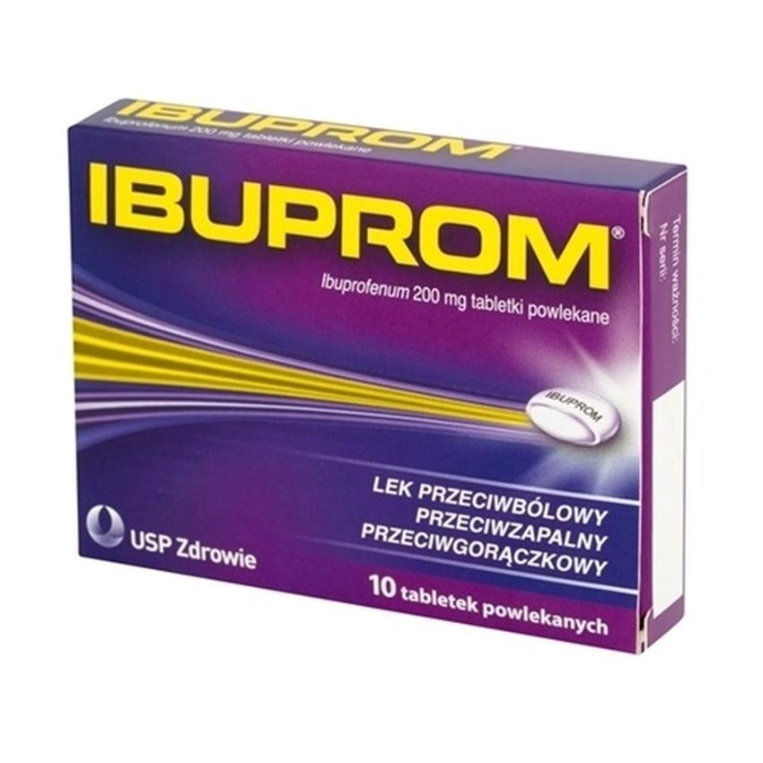 Ibuprom Z Ibuprofenem 200 Mg Tabletki Powlekane