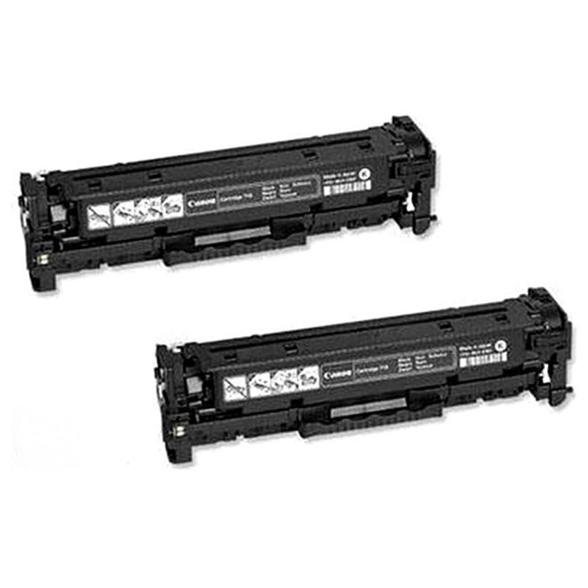 Zestaw dwóch tonerów Canon CRGP718BK [2662B017AA] korporacyjny