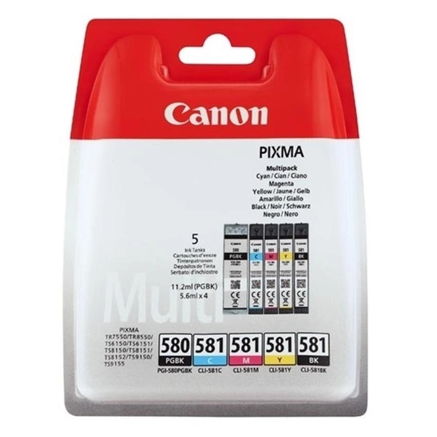 Tusz Canon PGI-580PGBK/CLI-581CMYBK [2078C005] Multi Pack