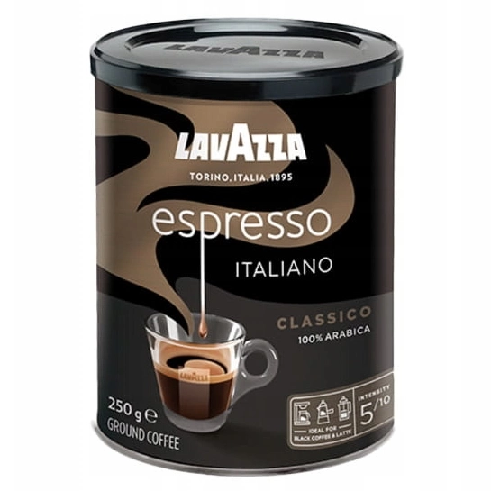 Kawa Mielona Lavazza Espresso W Puszce