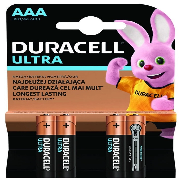 Baterie Alkaliczne Duracell Lr03 Aaa Mn2400 K4 Powercheck
