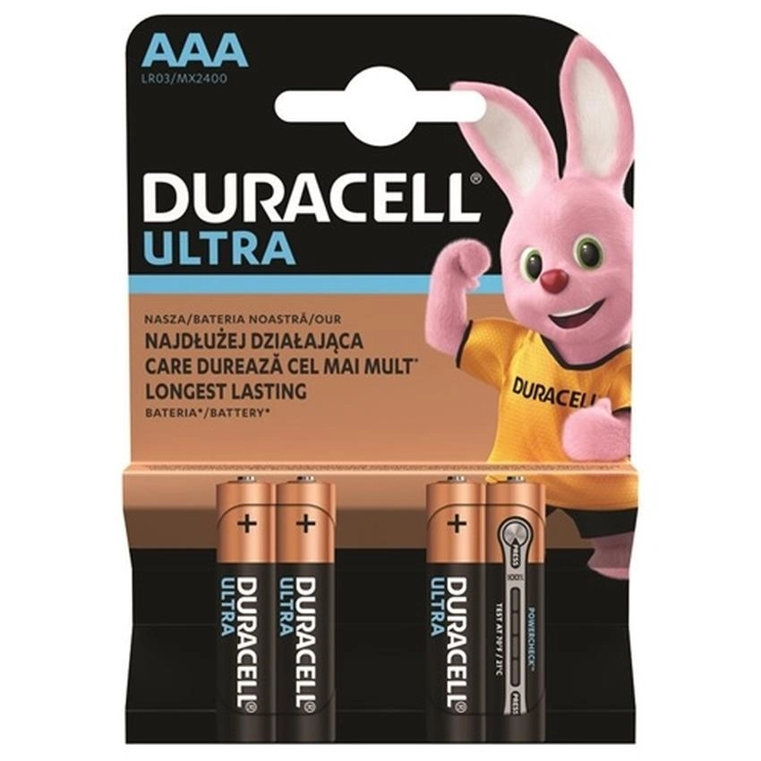Baterie Alkaliczne Duracell Lr03 Aaa Mx2400 K4 Ultra