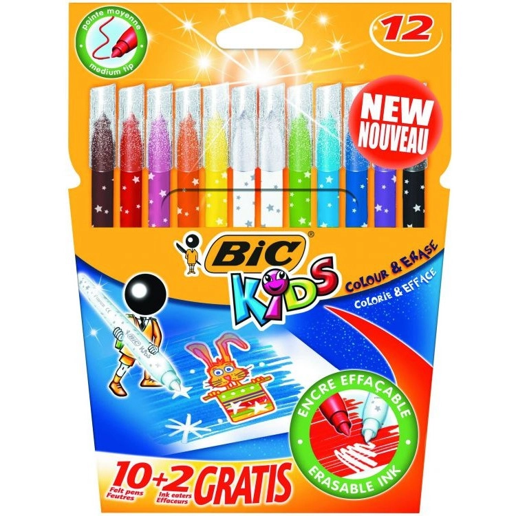 Flamastry Bic Colour&Erase