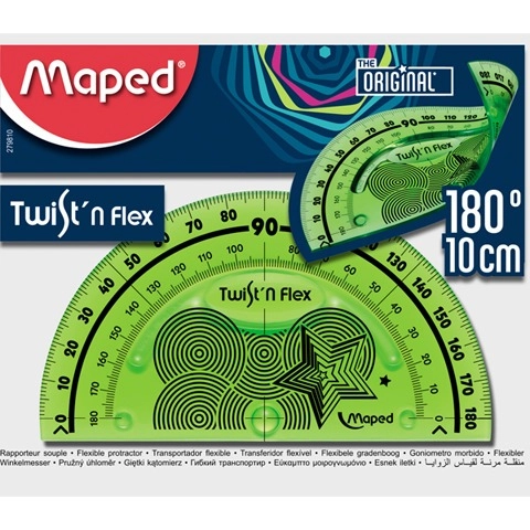 Kątomierz Niełamliwy Maped Twist N Flex 10 Cm