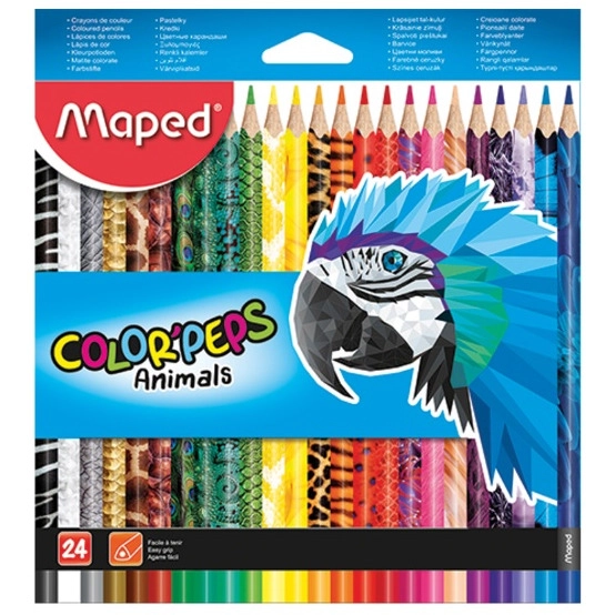 Kredki Ołówkowe Maped Color Peps Animals 