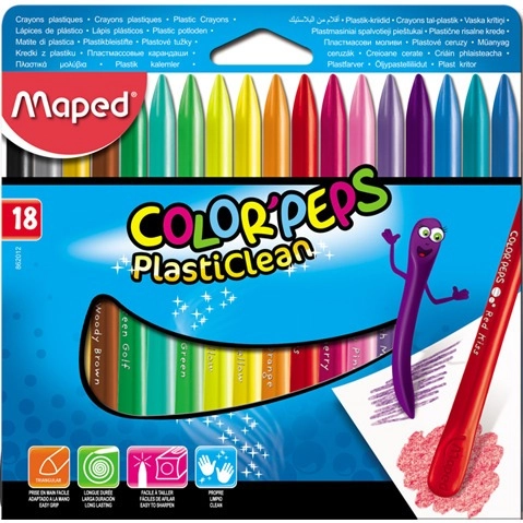 Kredki Plastikowe Colorpeps 18 Szt