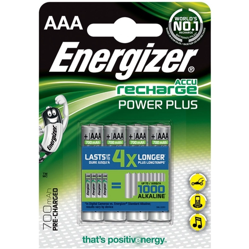 Akumulatorki Energizer Power Plus Aaa 700Mah (4)