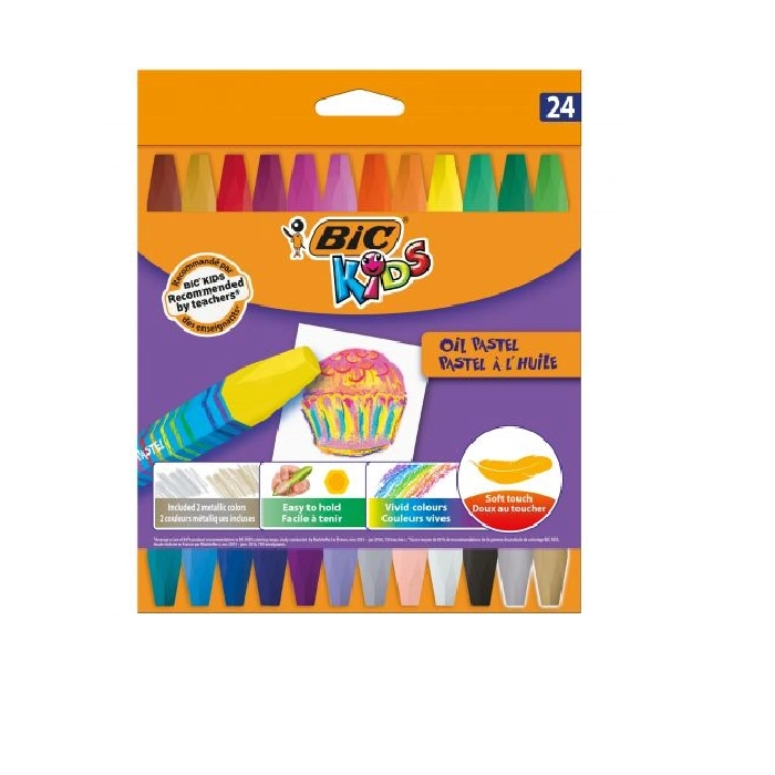 Pastele Olejne Bic Kids 