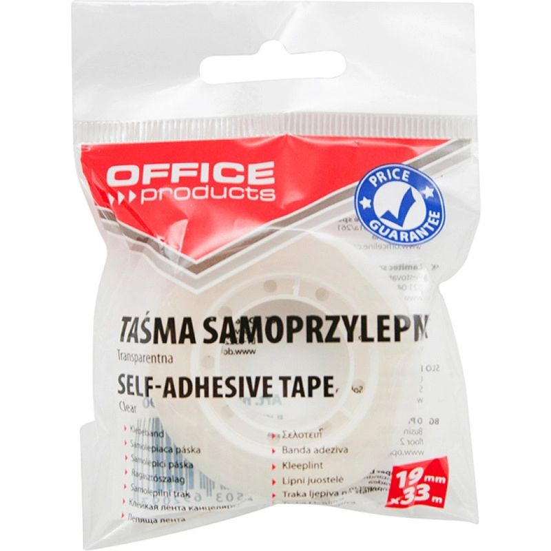 Taśma Biurowa Office Products 19Mm/30M Transparentna