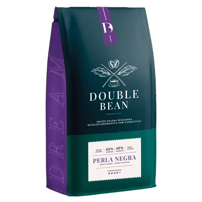 Kawa Ziarnista Double Bean Perla Negra