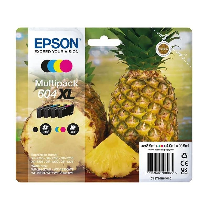 Zestaw tuszy Epson 604XL [C13T10H64010]