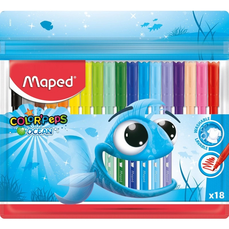 Flamastry Maped Color Peps Ocean