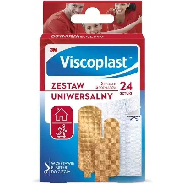 Zestaw Plastrów Uniwersalnych Viscoplast