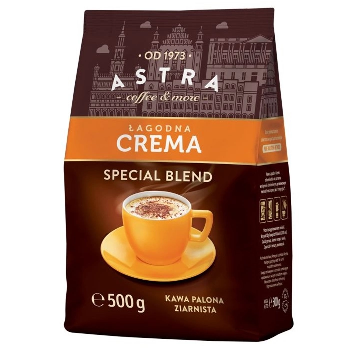 Kawa Ziarnista Astra Łagodna Crema Special Blend