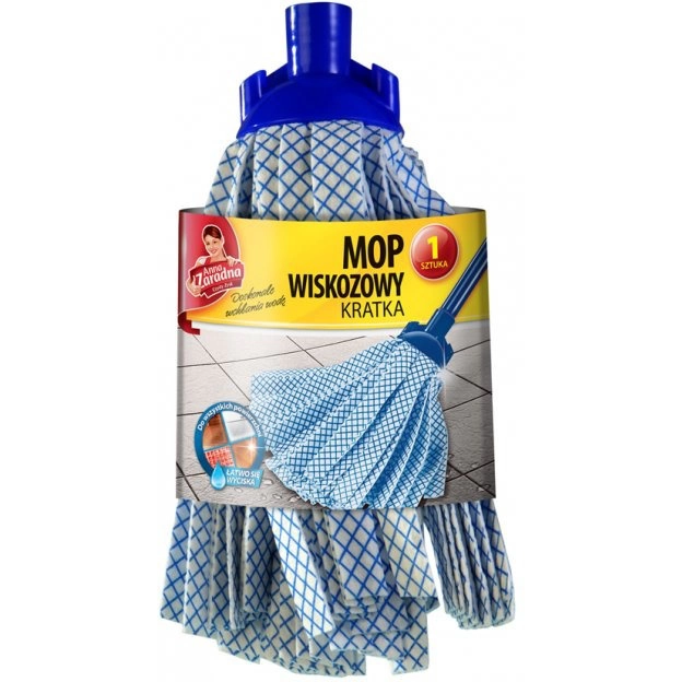 Mop Wiskozowy Kratka Anna Zaradna PB-3937