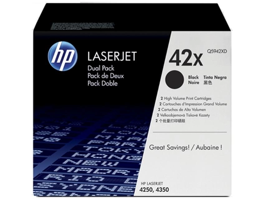 Toner HP 42X dwupak [Q5942XD]