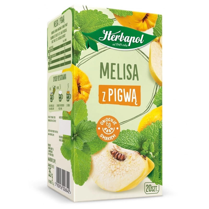 Herbata HERBAPOL Zielnik Polski Melisa Z Pigwą